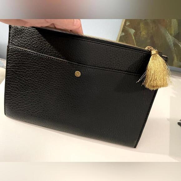 J. Crew Handbags - J.Crew Leather Bag - Black